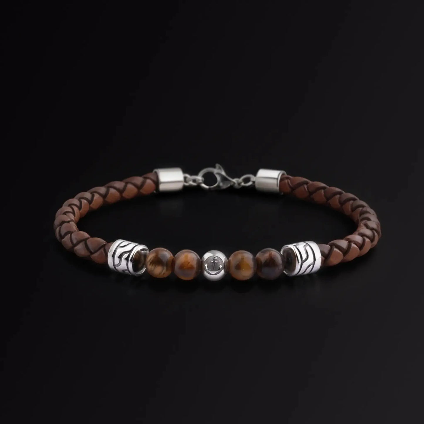 Brown leather bracelet Japanese Melody
