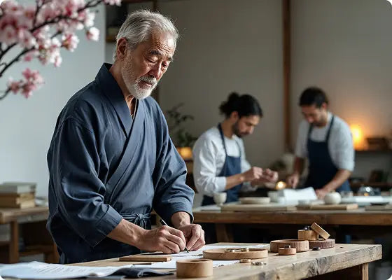 Symbolic image representing the spirit of Japanese craftsmanship philosophy
