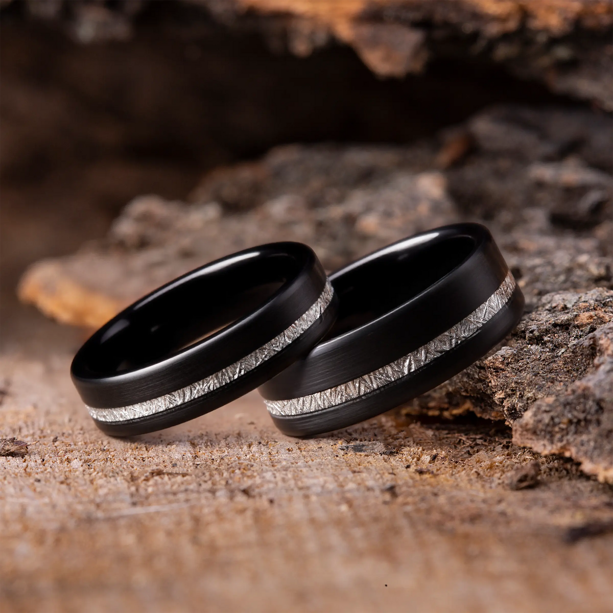 SORA set — Meteorite Couples Rings Terra Michiki