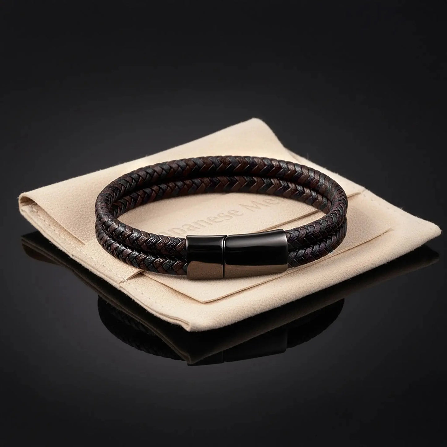 FUTAGO — Double Leather Bracelet Japanese Melody