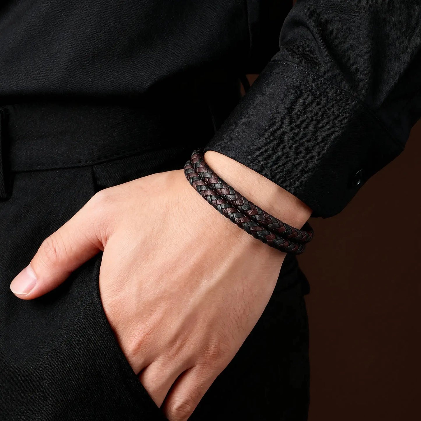 FUTAGO — Double Leather Bracelet Japanese Melody