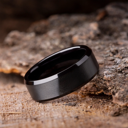 KYO — Black Tungsten Ring Japanese Melody