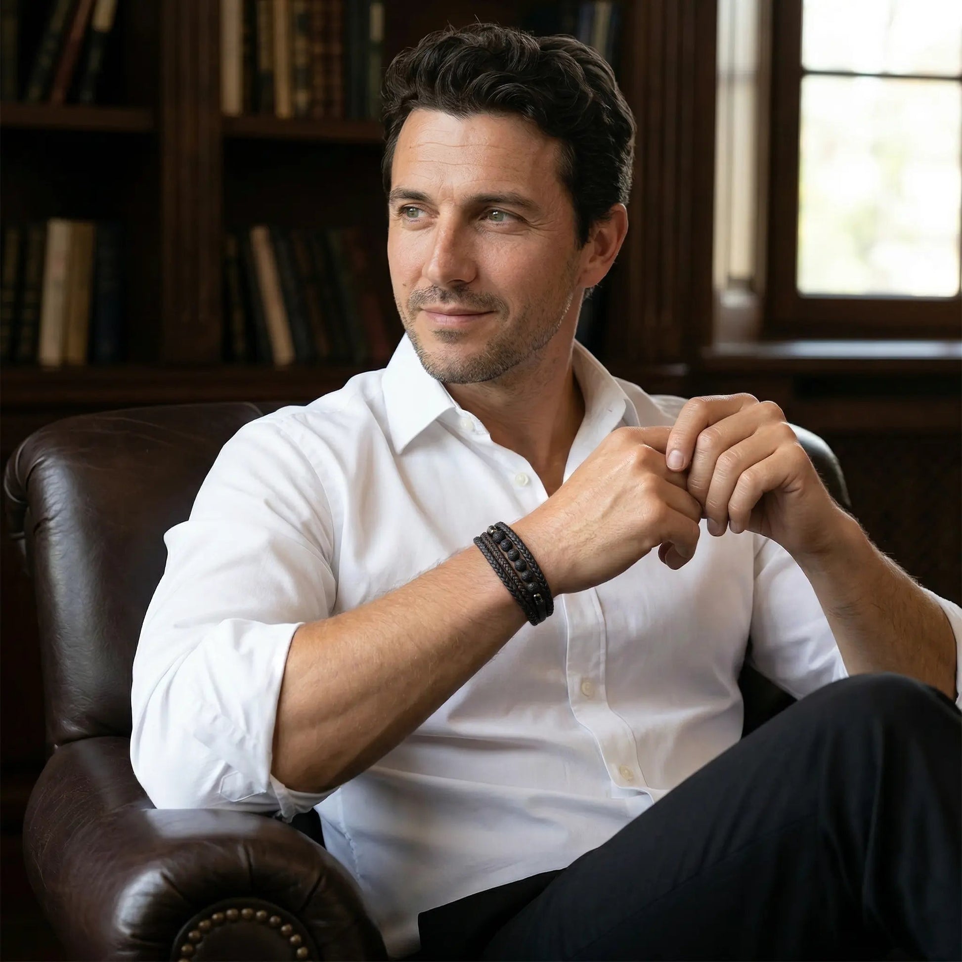 KYOTO — Triple Leather Bracelet Leonardo’s Leather