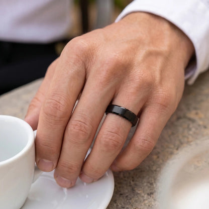 KYO — Black Tungsten Ring Terra Michiki