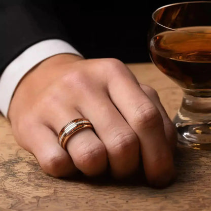 MIKADO — Crushed Pearl & Koa Wood Ring Japanese Melody