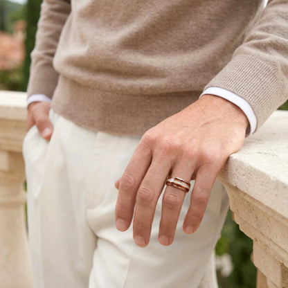 MIKADO — Crushed Pearl & Koa Wood Ring Japanese Melody