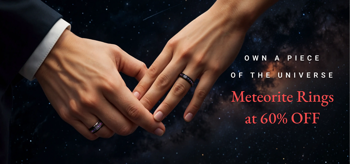 Meteorite rings at 60% off