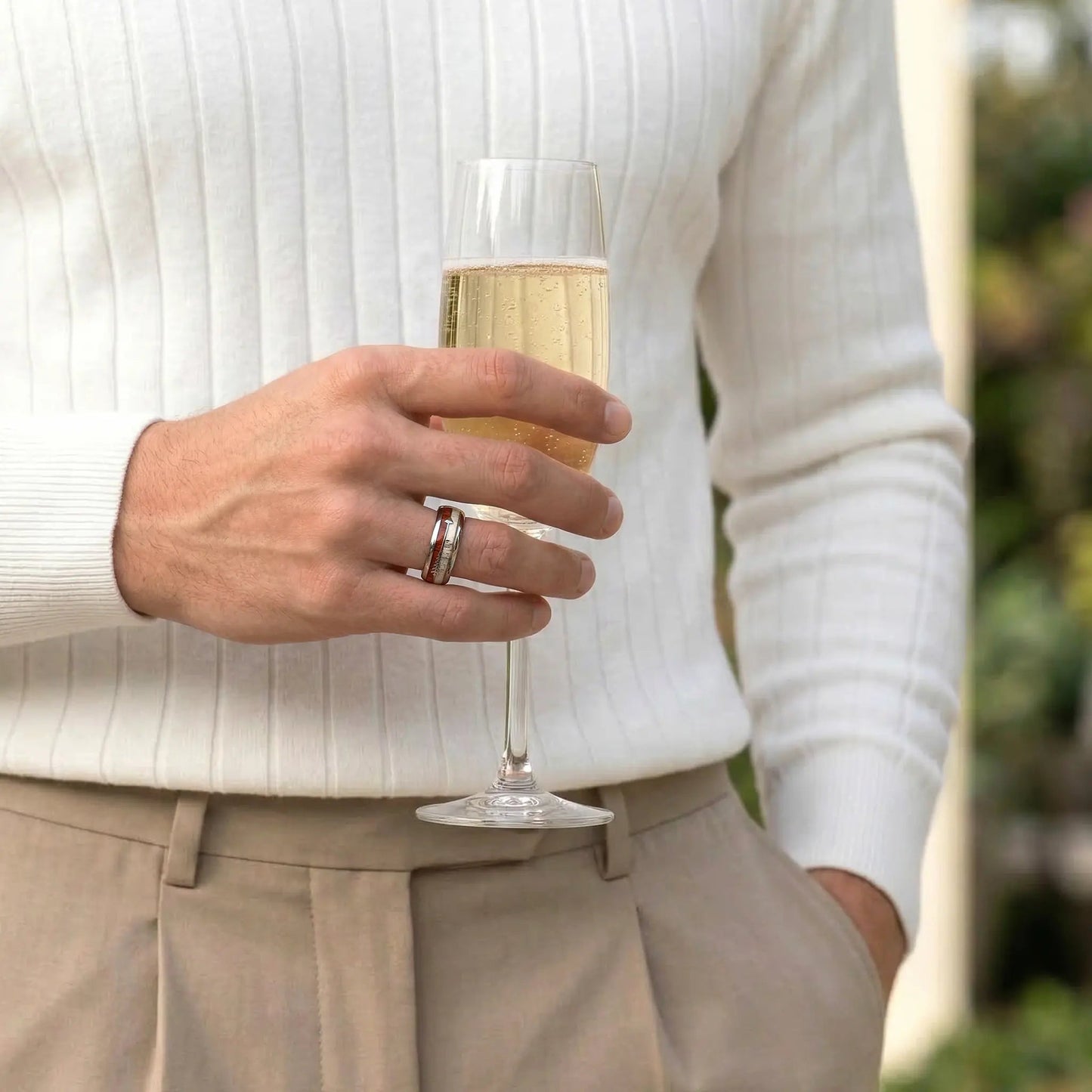 SHISHI — Whiskey Barrel & Antler Ring Fuji