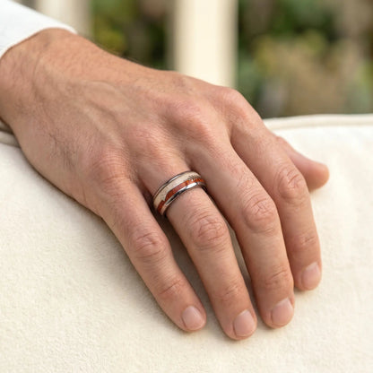SHISHI — Whiskey Barrel & Antler Ring Fuji