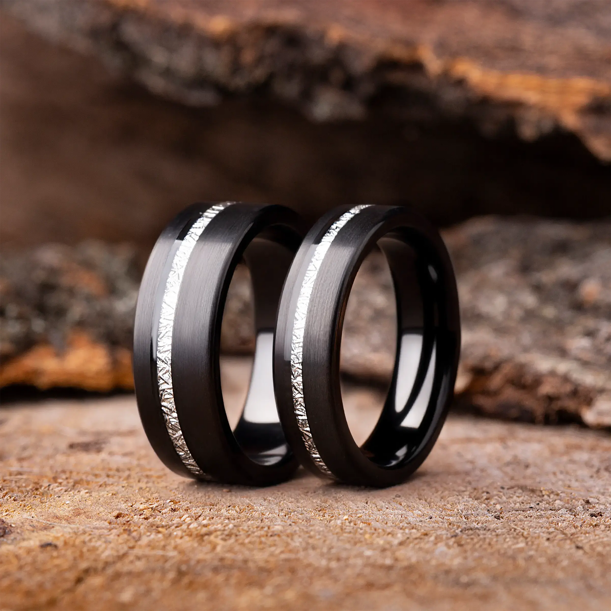 SORA set — Meteorite Couples Rings Japanese Melody