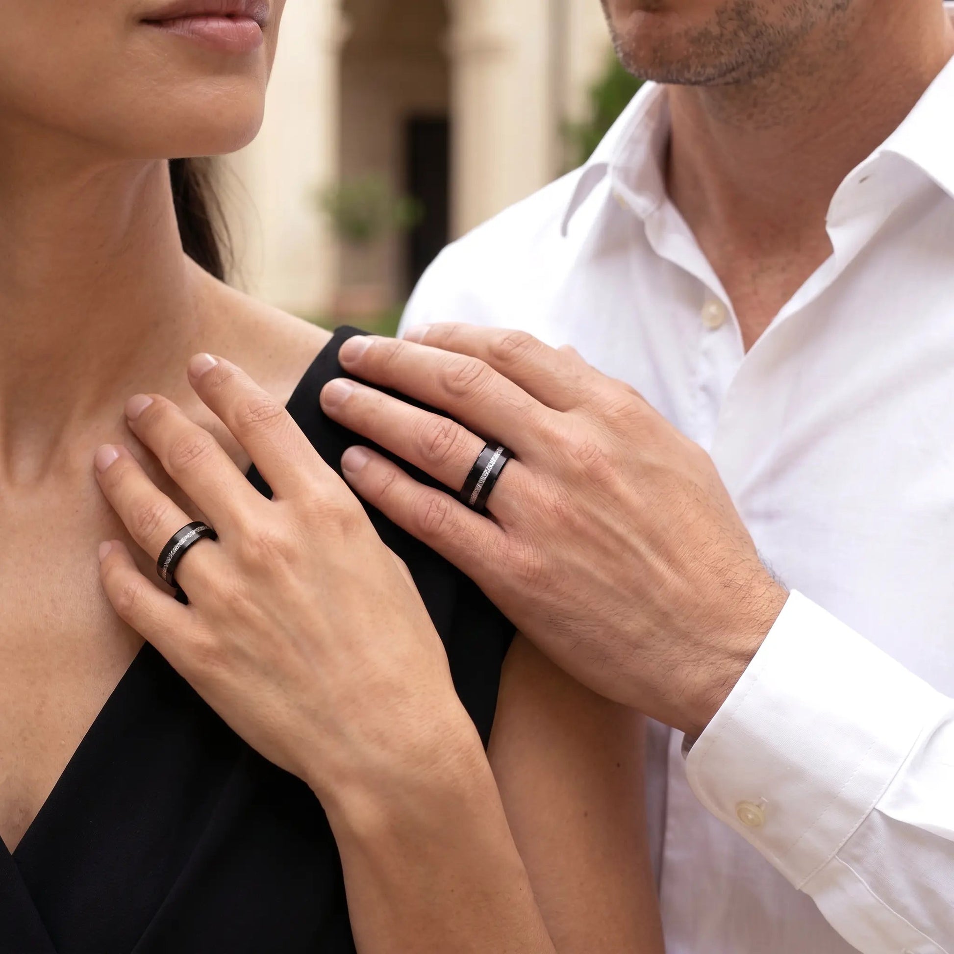 SORA set — Meteorite Couples Rings Terra Michiki