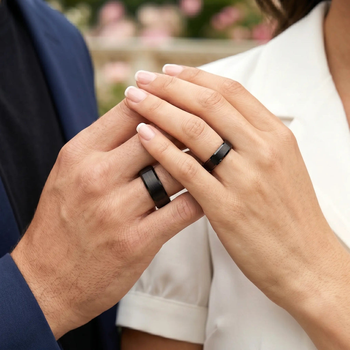 Matching Barrel Rings Whiskey Barrel Japanese Matching Bands - Wedding Rings for Couples ...