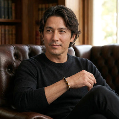 TORA no ME — Tiger Eye & Italian Leather Bracelet Leonardo’s Leather