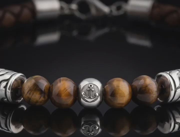 Stylish Brown Leather Bracelet - Perfect Accessory – Japanese Melody