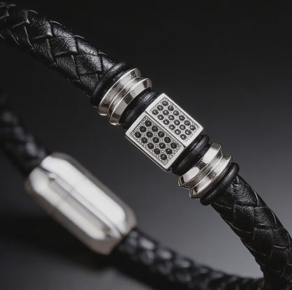 MUSUBI — Titanium & Leather Bracelet