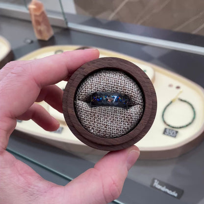 AION — Galaxy Opal & Meteorite Ring