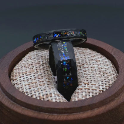 AION set — Galaxy Opal & Meteorite Matching Bands