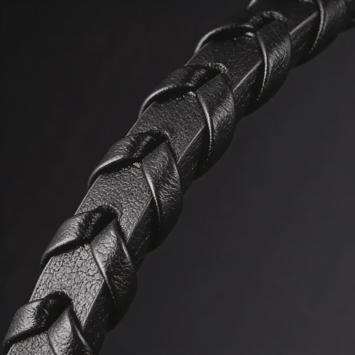 KOKORO — Black Braided Bracelet – Japanese Melody