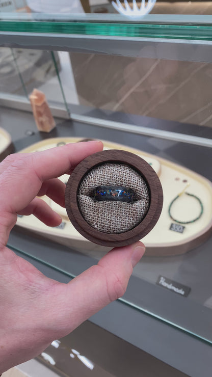 AION — Galaxy Opal & Meteorite Ring